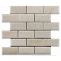 2 X 4 Crema Marfil Marble Polished & Beveled Brick Mosaic Tile
